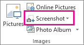 different ppt screenshot tab